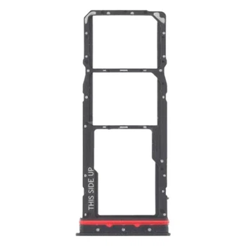 Держатель SIM-карты Motorola Moto G14, С разъемом на карту памяти, Черный - 545652