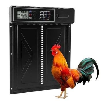 Привод дверцы автоматический Seutgjie, LCD, алюминиевый, таймер, ручной режим