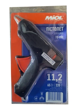 Клейовий пістолет Miol 65 Вт, 11.2 мм 73-051