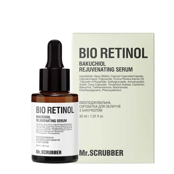 Сыворотка для лица омолаживающая с бакучиолом Mr. Scrubber Bio Retinol, 30 мл