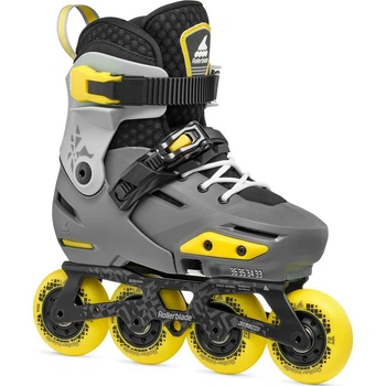 Детские ролики RollerBlade Apex charcoal-yellow размер 33-36 (smj811)