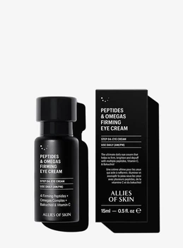 Зміцнювальний крем для шкіри навколо очей із пептидами Allies of skin Peptides omegas firming eye cream