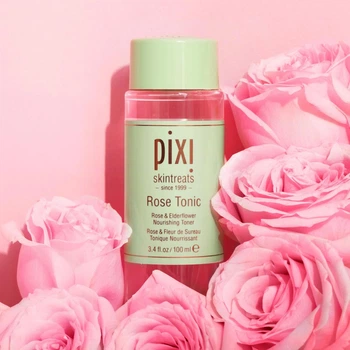 Заспокійливий тонік для обличчя з трояндою Pixi Rose tonic