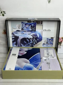 Постільна білизна Romeo home Digital Ранфорс 3D полуторний Ehzila