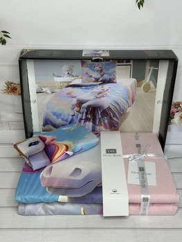 Постільна білизна Romeo home Digital Ранфорс 3D полуторний Edinorog