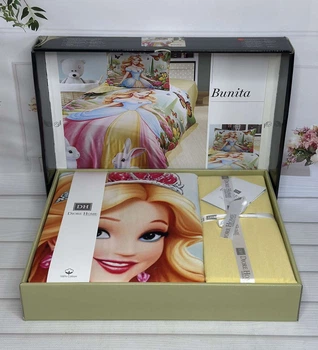 Постільна білизна Romeo home Digital Ранфорс 3D полуторний Bunita