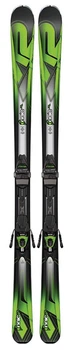 Лижі гірські (комплект) K2 KONIC 78TI+M3 10 TP COMPACT 163см Grey/green (10A0003.140.1+10A1005.140.1)
