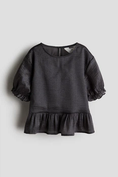 Топ H&M 1269063 128см чорний
