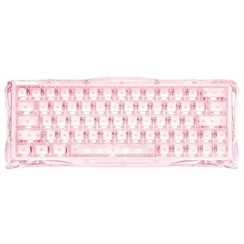Клавиатура игровая проводная GravaStar Mercury V60 - Crystal Rose