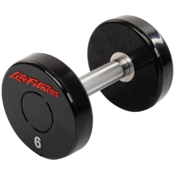 Гантель цільна Life Fitness SC-80081-6 6 кг Чорно-червоний (683edc7256c727081c2e202c)