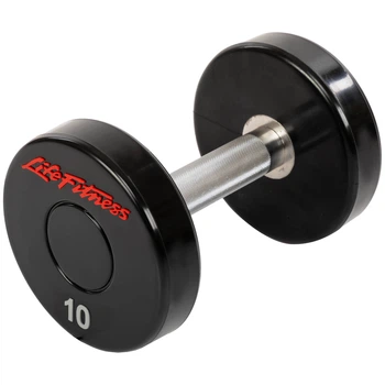 Гантель цільна Life Fitness SC-80081-10 10 кг Чорно-червоний (683edc7156c727081c2e201f)
