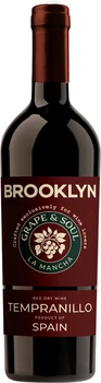 Вино Brooklyn Tempranillo La Mancha червоне сухе 0.75 л 11.5% (8437011629579)