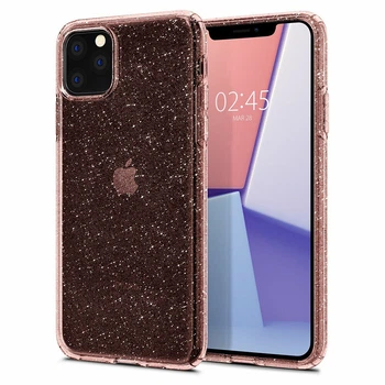 Чохол Spigen Liquid Crystal Glitter для Apple iPhone 11 Pro (077CS27230) Rose Quartz