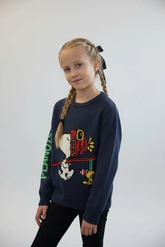 Светр Peanuts 134-140 см Синій