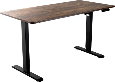 Компьютерный стол с электрорегулировкой высоты SIHOO D03 1400 x 600 мм Walnut/Black (D03-104/D03-108)