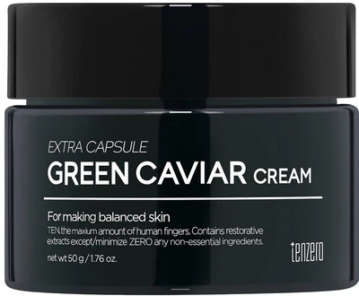 Крем для лица восстанавливающийся с зеленой икрой Tenzero Green Caviar Extra Capsule Cream 50 г (8809628884755)