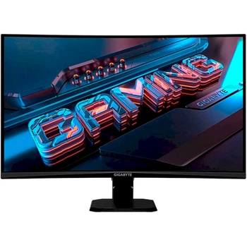 Монитор игровой изогнутый 27" GIGABYTE GS27QCA Gaming Monitor VA 2560x1440 180 Гц 250 кд/м² Black
