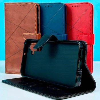 Чехол (книжка) Xiaomi Redmi Note 14, Business Clasp, Синий - 643903