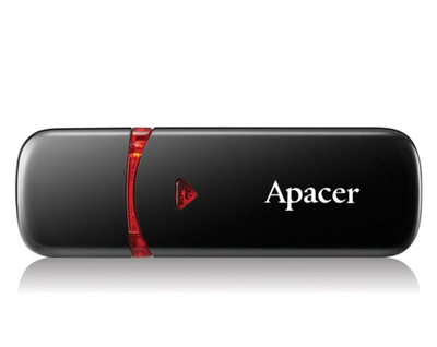 Флеш память USB 64 GВ Apacer AH333 USB 2.0 черный