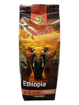 Кава Aurelio Ethiopia 100% арабіка зерно 226 г (61009)