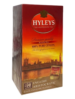 Чай Hyleys Англійський Аристократичний чорний 25 пакетиків з фольги (60851)