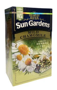 Чай Sun Gardens Mild Chamomite квітковий зі смаком яблука в пакетах-пірамідках 20 шт (60648)