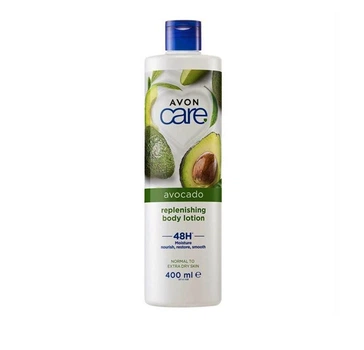 Зволожувальний лосьйон для тіла Avon Care Avocado Replenishing Body Lotion 48H Moisture з олією авокадо 400 мл