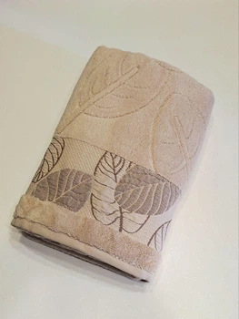 Полотенце махровое банное Бежевое 70*140 Cestepe Microcotton Asel