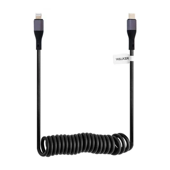 Кабель USB WALKER C190 Type-C to Lightning 27W Black (тех.пак.)