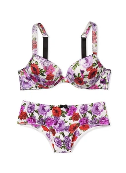 Комплект білизни Very Sexy Shine Victoria’s Secret Push-up Різнобарвний 34D-S