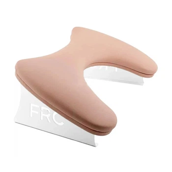 Подлокотник фигурный на белых ножках FR'C Beauty Pink