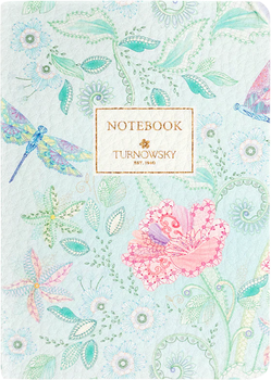 Записник Axent Turnowsky Nature's Melody 105x148 мм А6 60 аркушів у клітинку Різнобарвний (8711-3-A-TR)