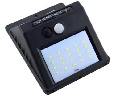 Вуличний ліхтар на сонячній батареї 0.5 W 12 V BL-609 20SMD IP65, 12.4х9.6х4.8 см, настінний, з датчиком руху
