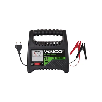 Зарядное устройство для автомобильного аккумулятора WINSO 12В.Макс. струм підзарядки 6А.Макс.Емн 80Ah (139160)