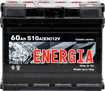 АКБ 60-А/Ч (Energia) (R+) 510A