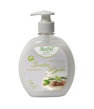 Крем-мило рідке RoNi "Sensetive Jojoba Oil" з гліцерином дозатор 450 мл (440412)