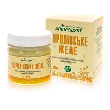 Диетическая добавка Апіпродукт Королівське желе медова суміш 245г