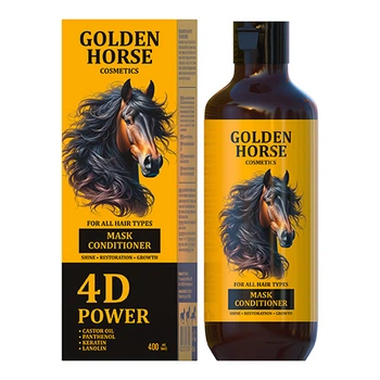 Голден-Фарм Маска-кондиціонер для волосся Golden Horse 4D Power 400мл