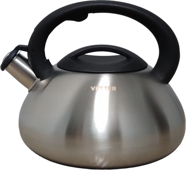 Чайник Vezzer из нержавеющей стали со свистком 3 л (VZ0068s)