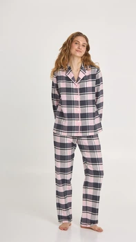 Пижама женская Ellen Pajamas lpl 5383/09/01 S розовый/серый