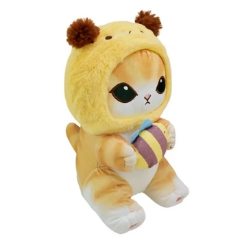 Детская мягкая игрушка "Mofusand Сat" Bambi E1002(Yellow) размер 45см