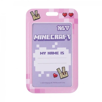 Бейдж вертикальний YES Minecraft Spring 940411 11х7 см 5177559