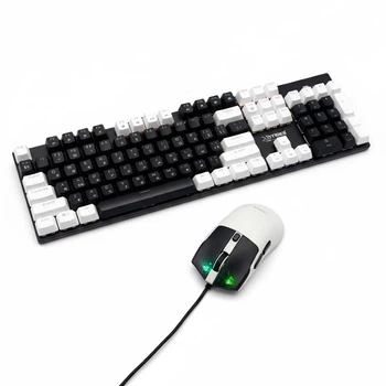 Комплект XSTRIKE X-1010 Клавиатура Механическая Полноразмерная Проводная RGB Подсветка Черный Игровая USB