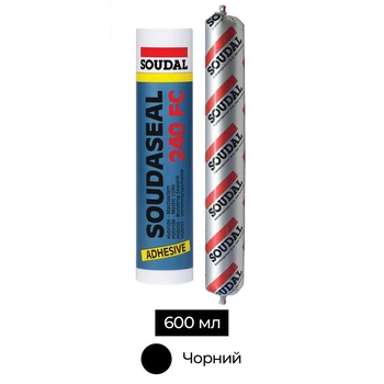 Клей-герметик SMX-полімер 600 мл чорний [000020000000083603] SOUDASEAL 240FC Soudal