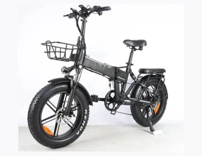 Электровелосипед Фетбайк TRIGO 20 дюймов (1200W, 48V,24Ah) Черный