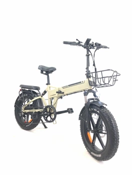 Электровелосипед Фетбайк TRIGO 20 дюймов (1200W, 48V,24Ah) Бежевый