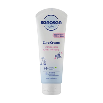 Крем дитячий зволожуючий Sanosan Baby Care Cream Moisturises For 24 Hours, 100ml