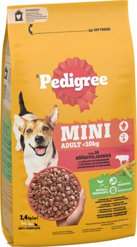Сухой корм для взрослых собак малых пород Pedigree Mini Adult с говядиной и овочами 1.4 кг (5998749171103)