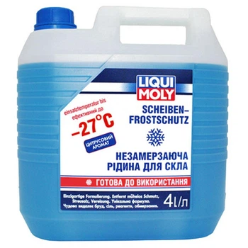 Очищувач скла Liqui Moly Scheiben Frostschutz -27°C зимовий Свіжість готовий 4л