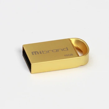 Флеш-накопичувач Mibrand USB 2.0 Lynx 16Gb Gold (MI2.0/LY16M2G)